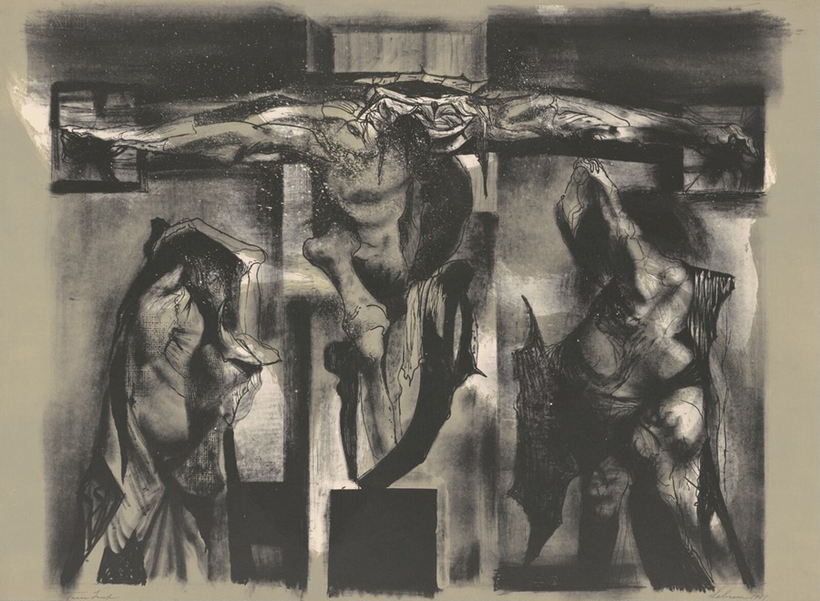 Grunewald Study II, Rico Lebrun, 1961