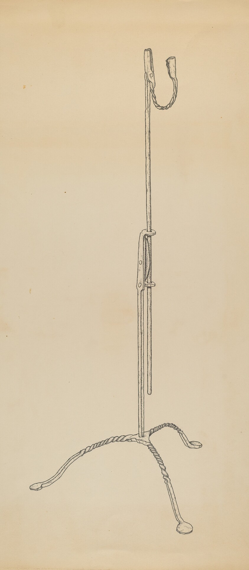 Rush and Candle Stand