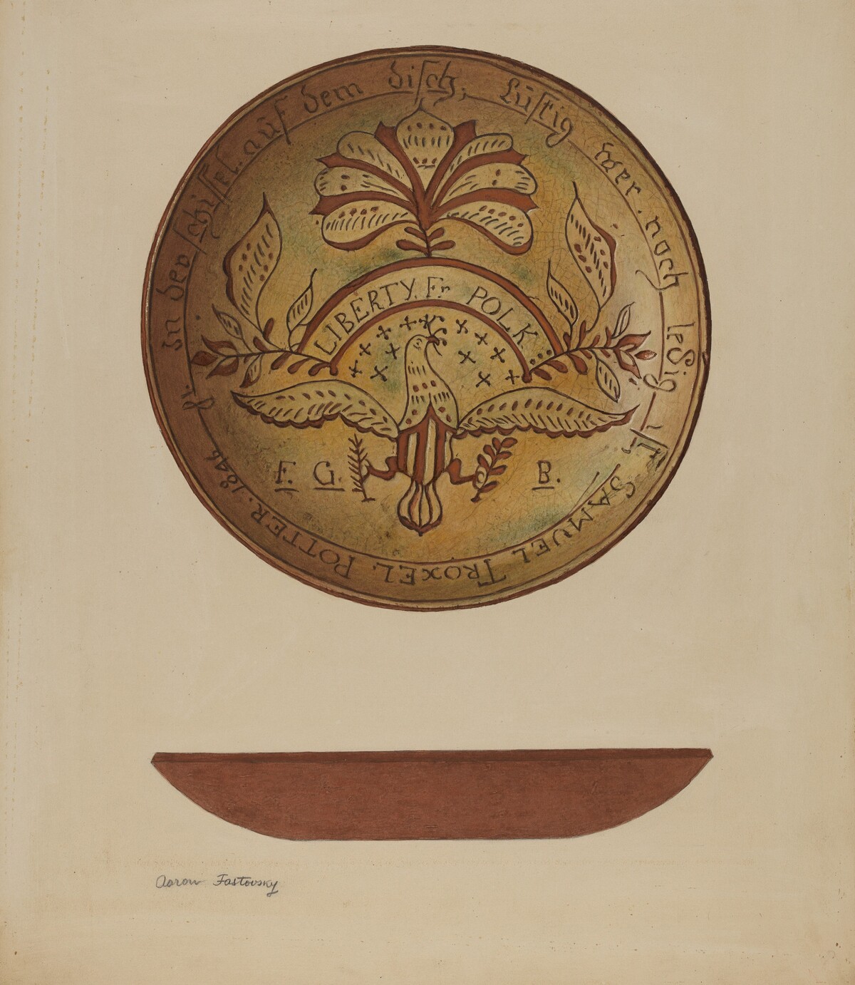 Pa. German Plate