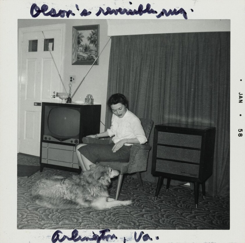 "Olson's reversible rug, Arlington, Va."