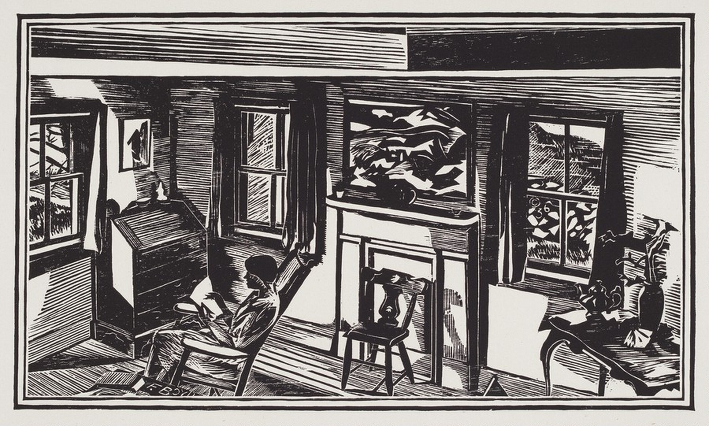 Interior, Fiske Boyd, 1936
