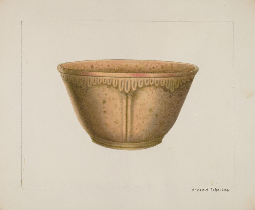 Bowl with Ornamented Rim