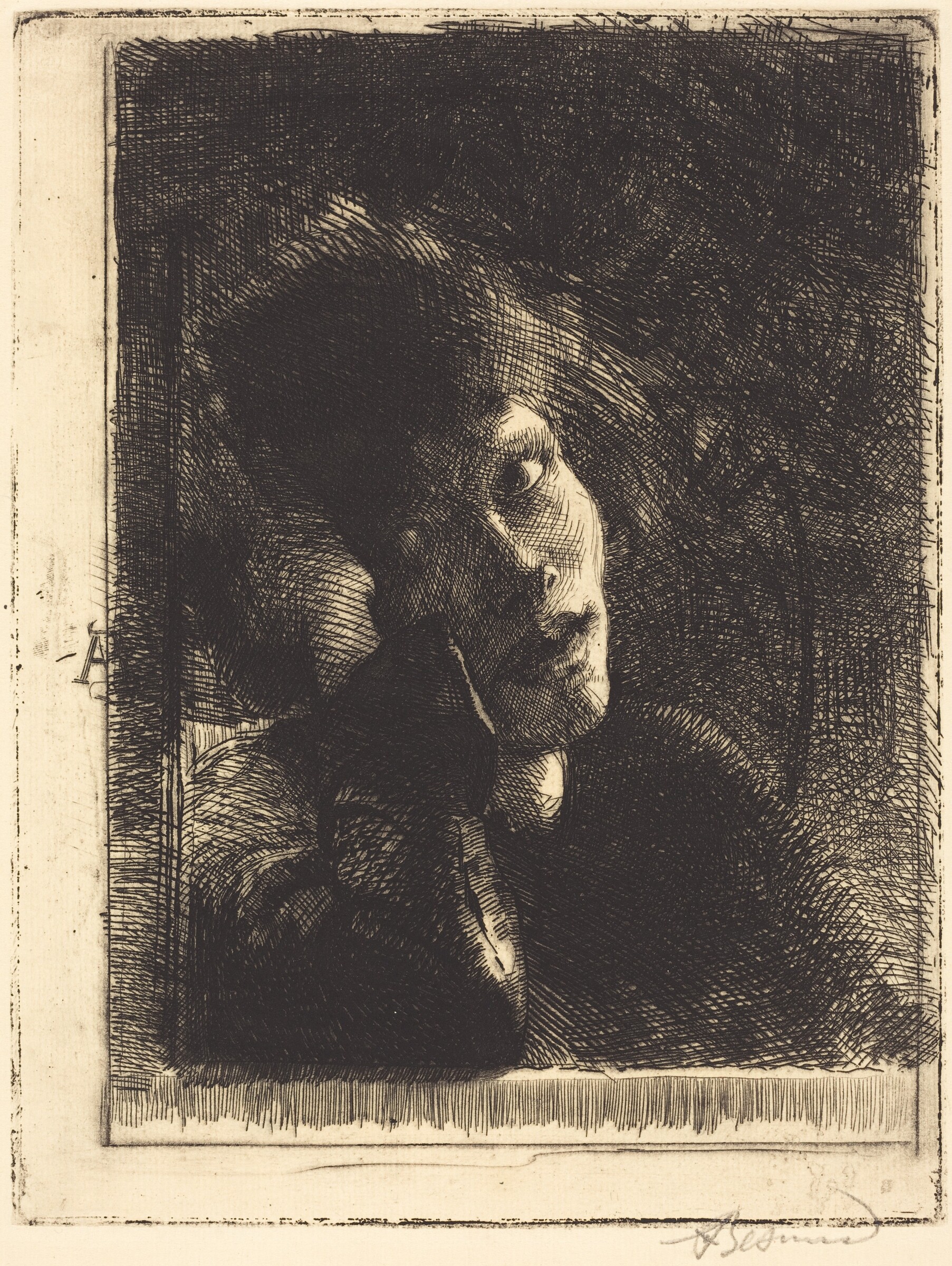 La Muse Accoudée, Albert Besnard, 1884