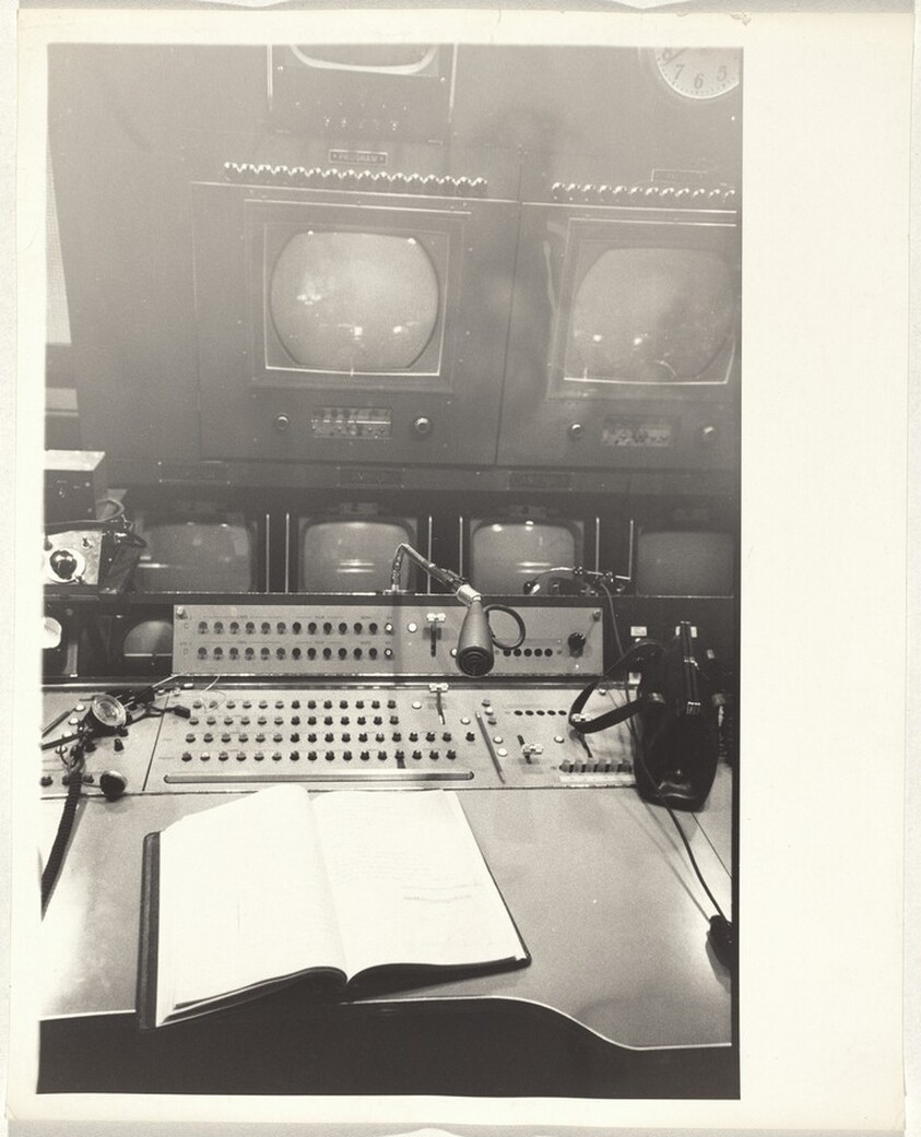 Control booth, NBC TV studio--Burbank, California