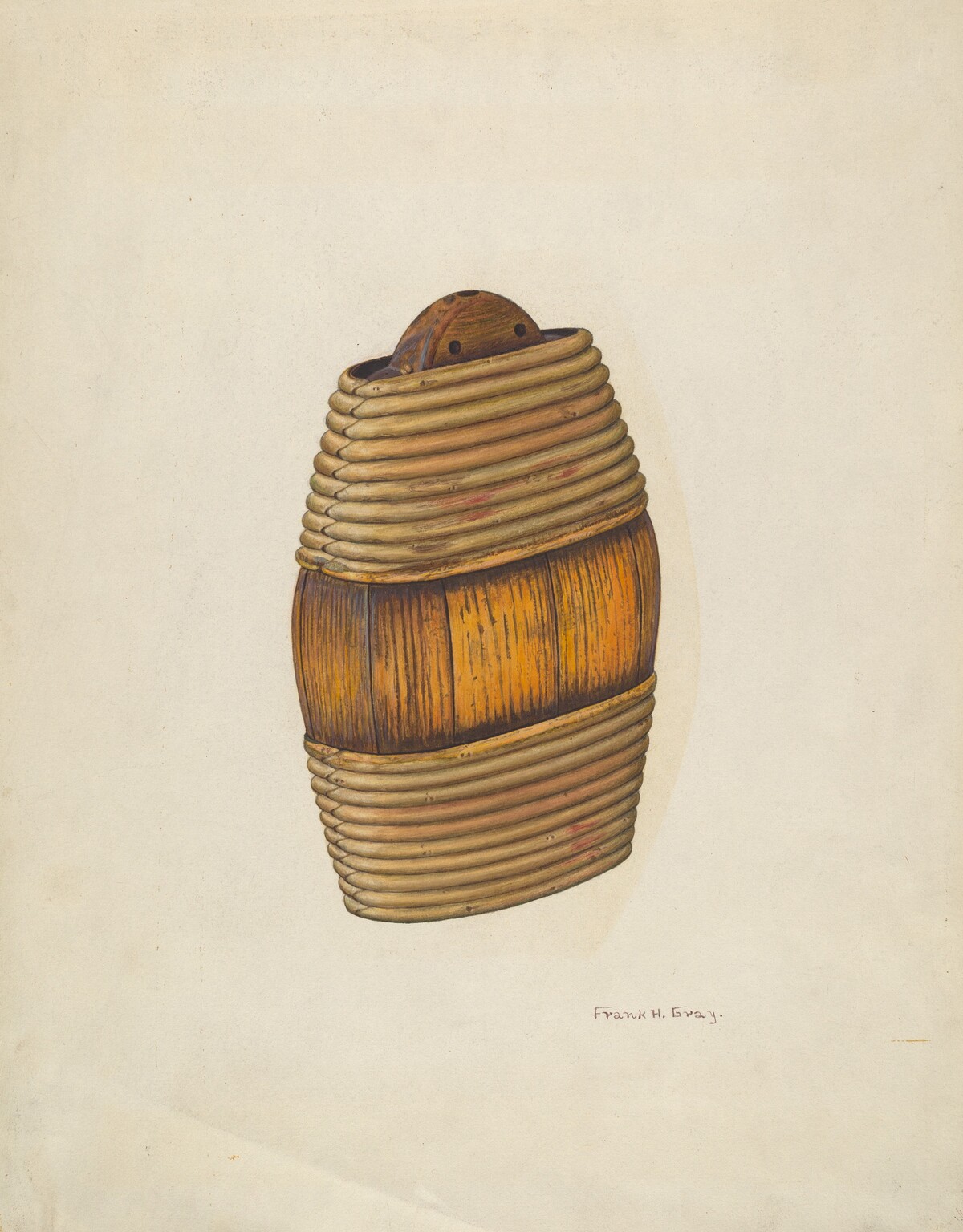 Willow-Bound Flask