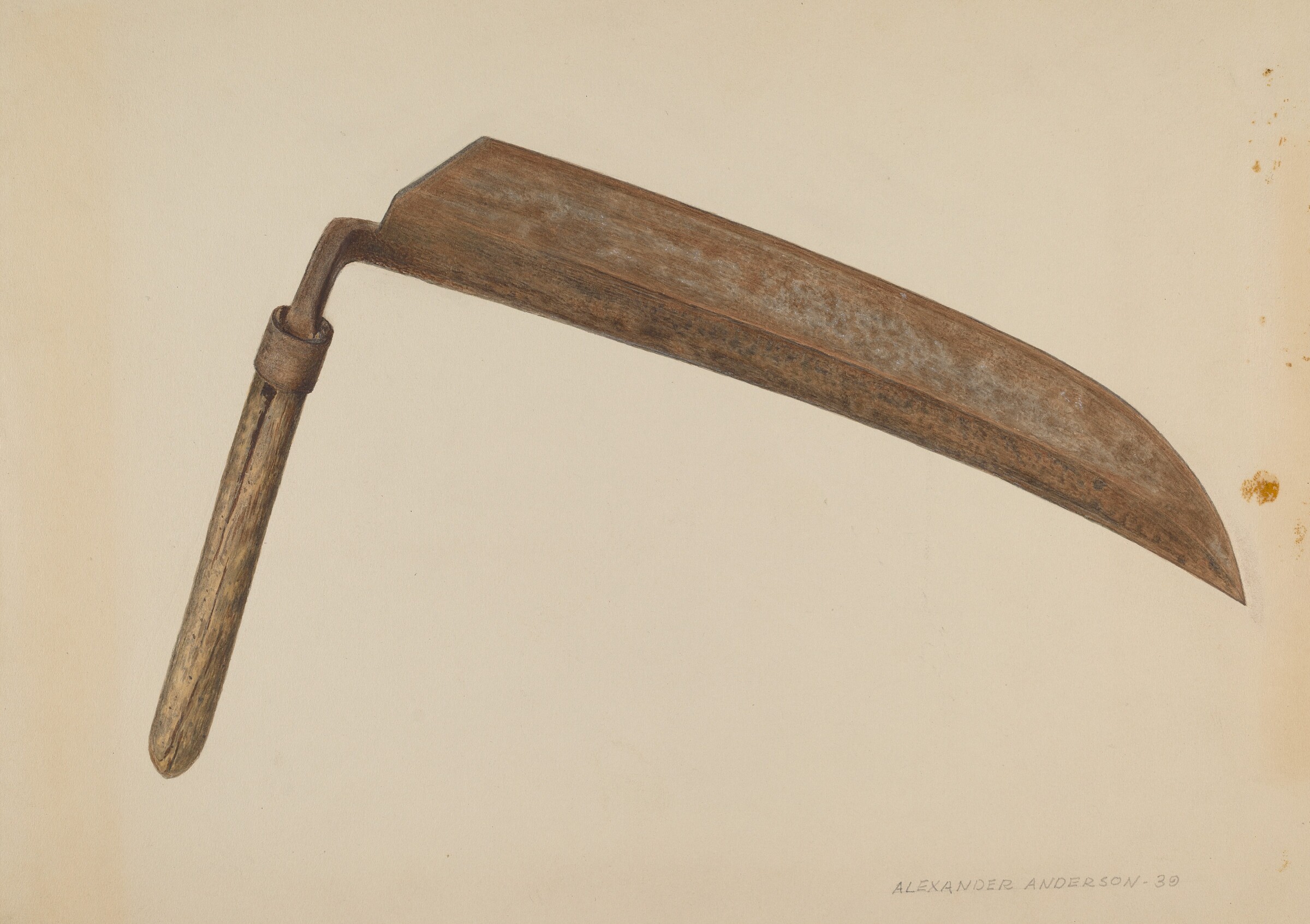 Straw Knife, Alexander Anderson, 1939