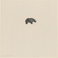 Rhinoceros, Leonard Baskin, 1940-1950