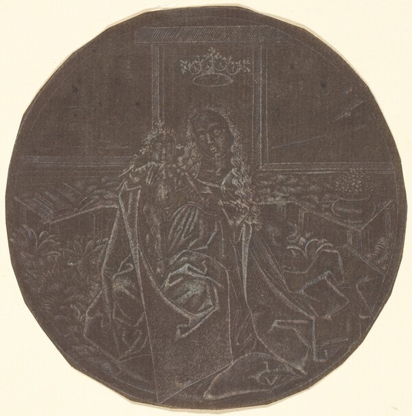 The Madonna and Child in a Garden