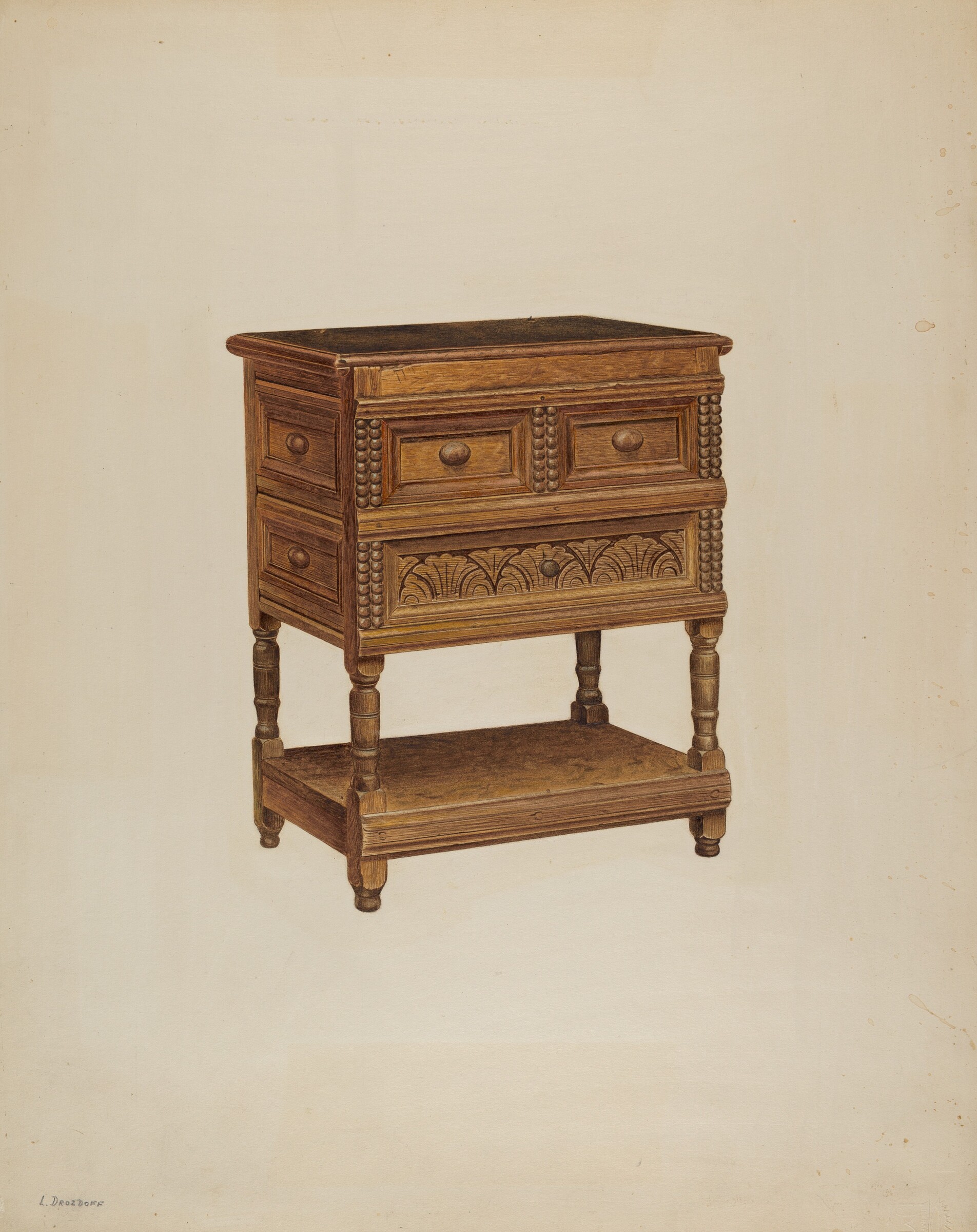 Box Desk, Leo Drozdoff, c. 1938