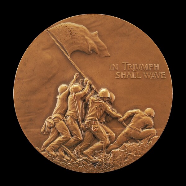 Commemoration of the Flag-Raising on Mt. Surabachi, Iwo Jima [obverse]