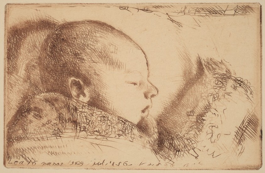 Head of the Artist's Infant Daughter, Lea