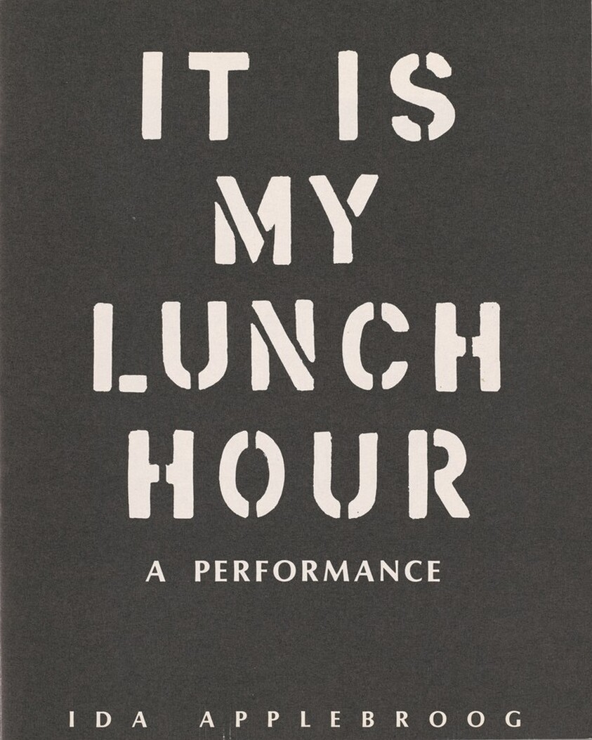 A Performance: It is My Lunch Hour