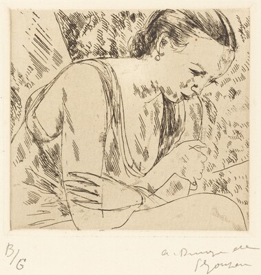 Fernande with Arms Crossed, Second Plate (Fernande les mains croisees (planche moyenn
