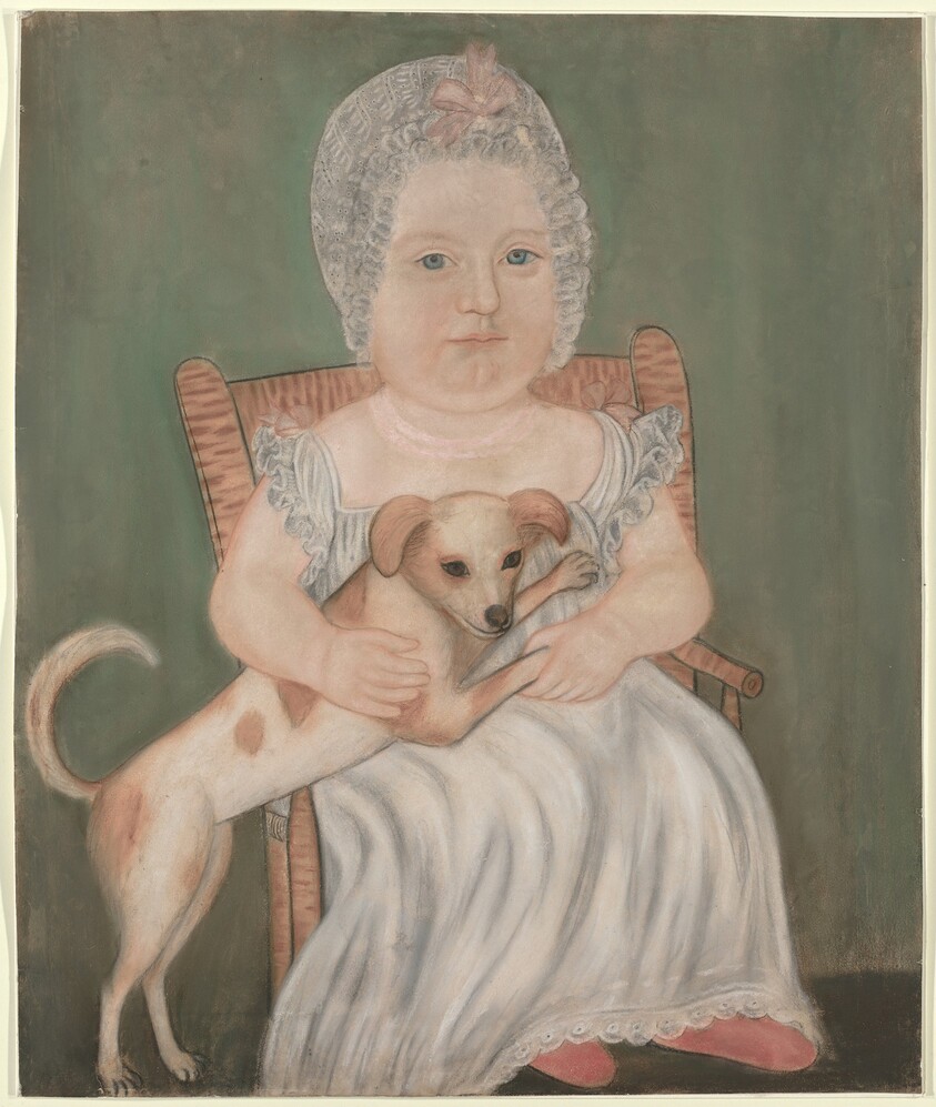 Child with Pet Dog