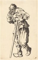 Beggar with a Stick, after Jacques Callot, 1622 or later