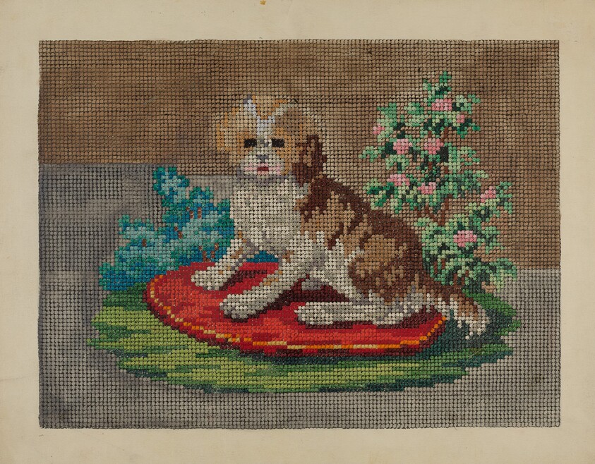 Needlepoint Dog