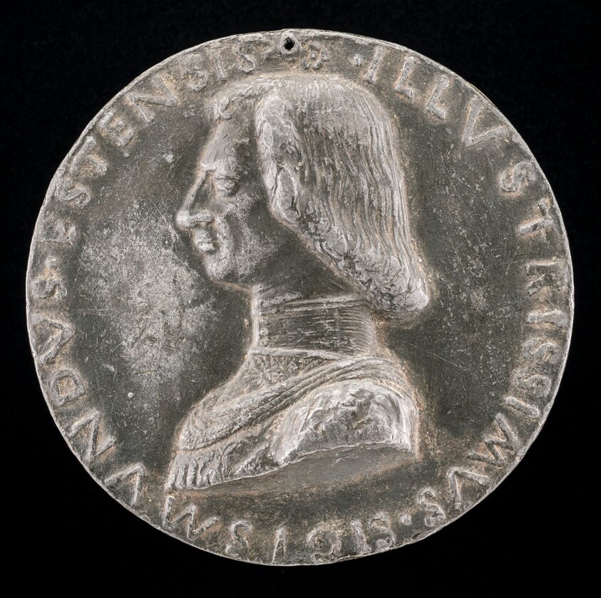 Sigismondo d'Este, 1433-1507, Son of Niccolo III d'Este [obverse]