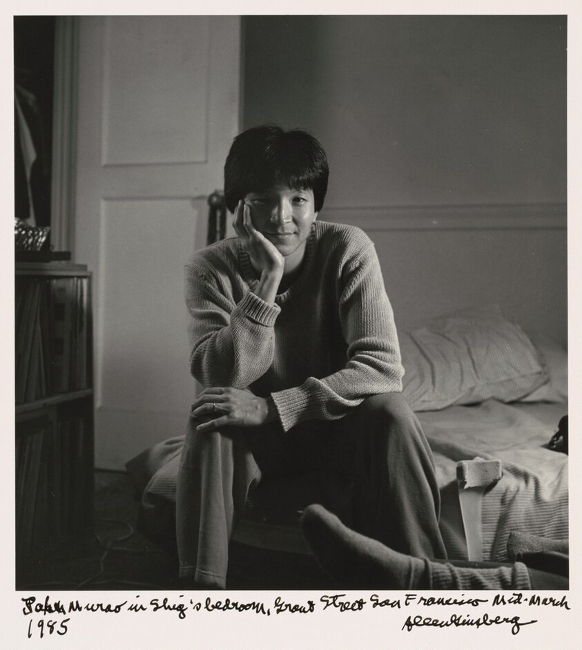 John Murao in Shig's bedroom, Grant Street San Francisco Mid-March 1985