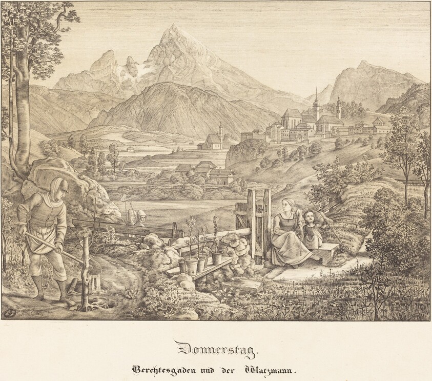 Donnerstag - Berchtesgaden und der Watzmann (Thursday - Berchtesgaden and the Watzmann Mountain)