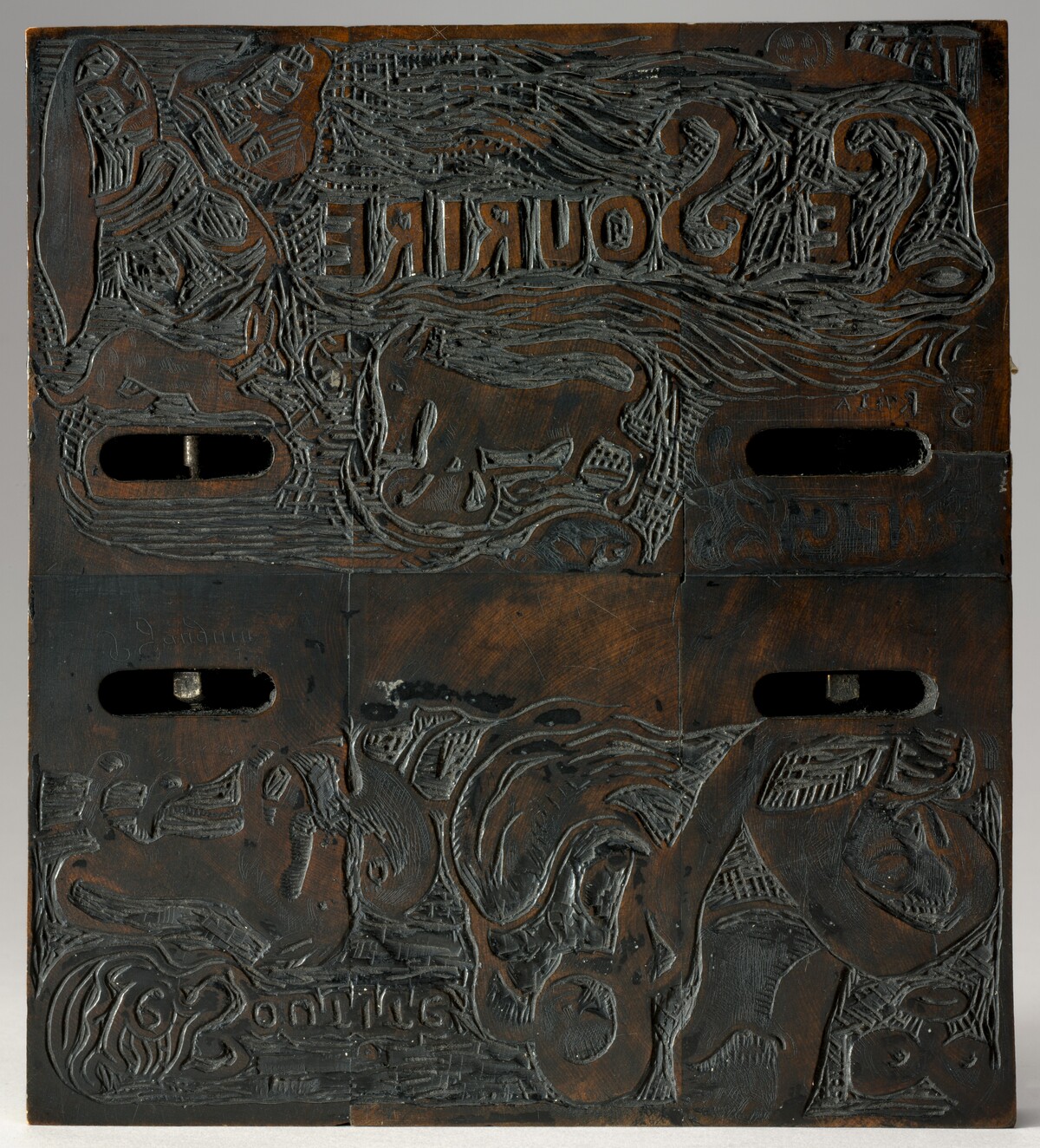 Two Title Pages for "Le Sourire" (Les deux titres du Sourire) [verso]