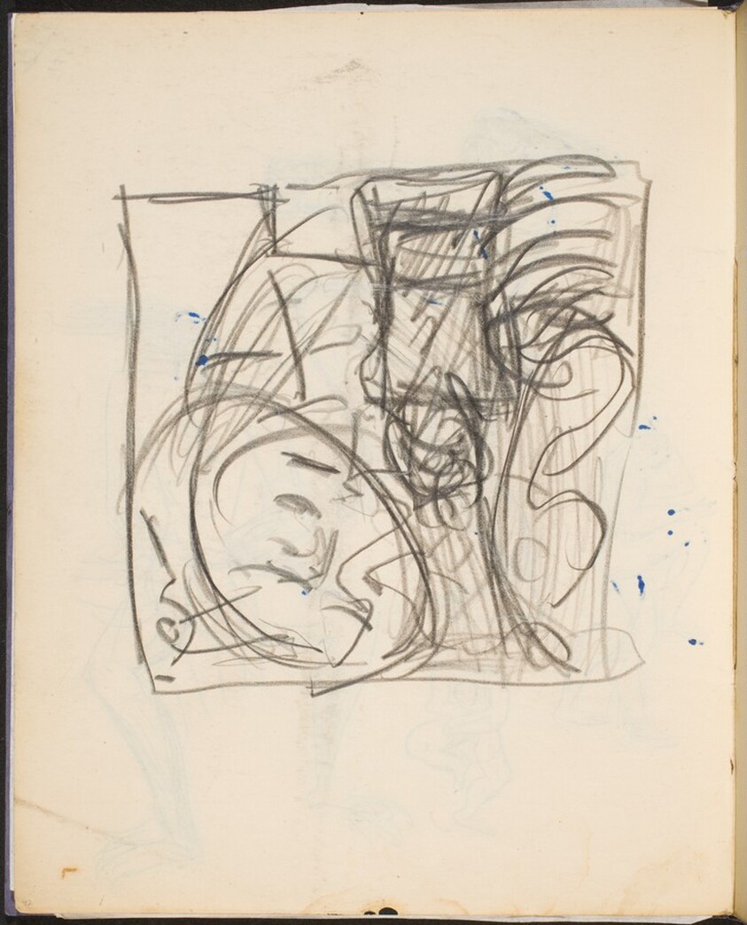 Skizze - Gesicht (Sketch of  a Face) [p. 42]
