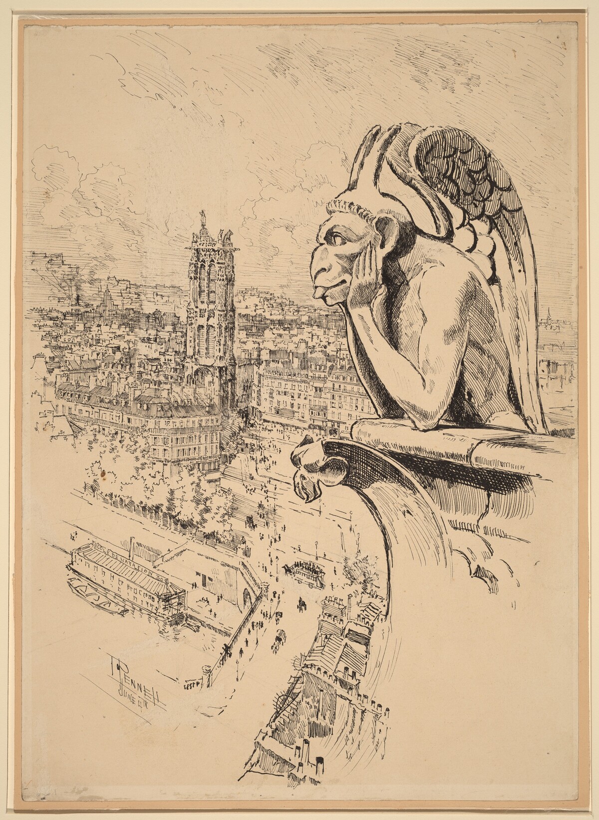 Study for "Le Stryge"