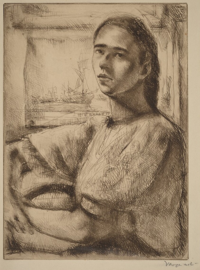 Half-Length of a Girl