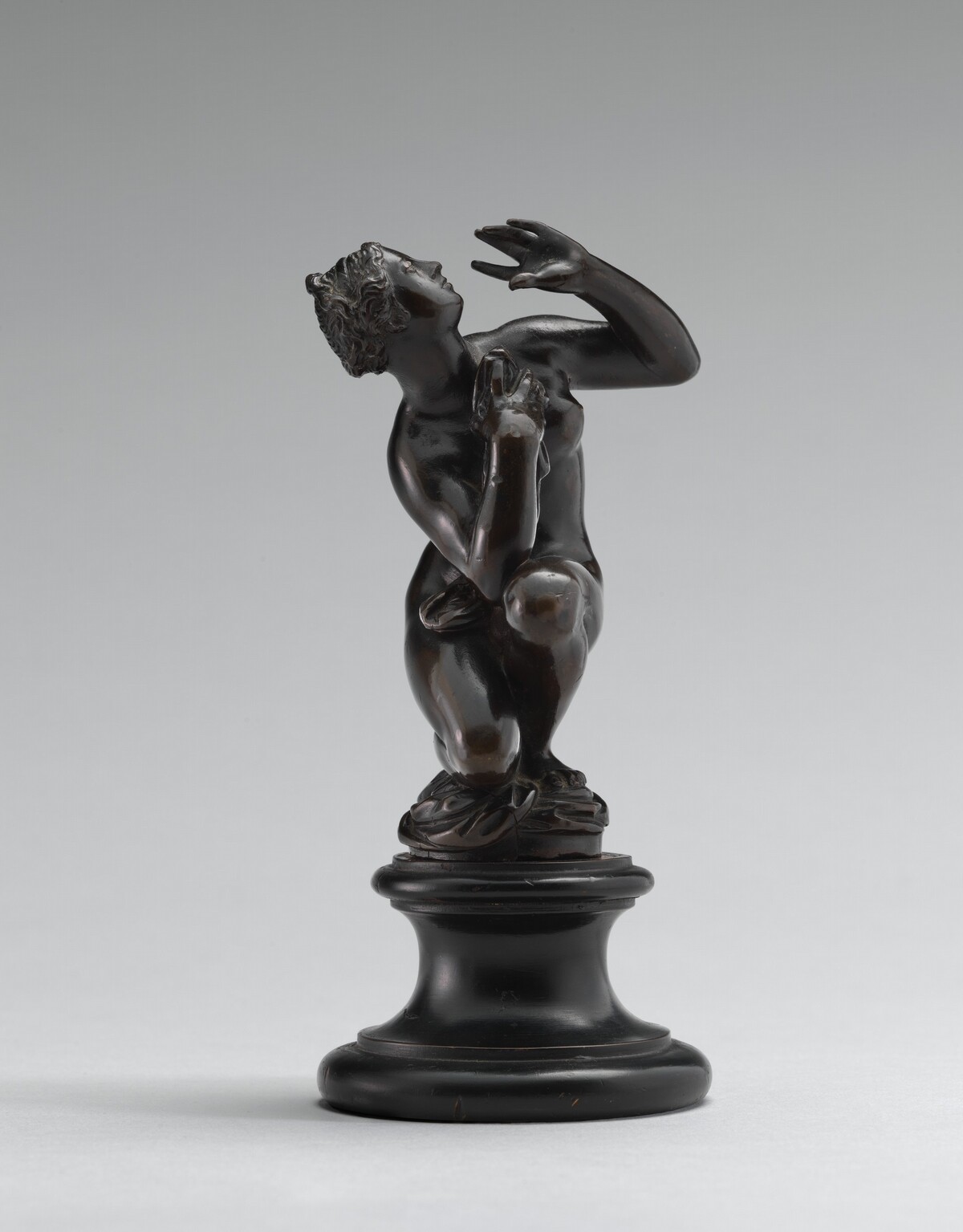 Kneeling Bather Taken by Surprise