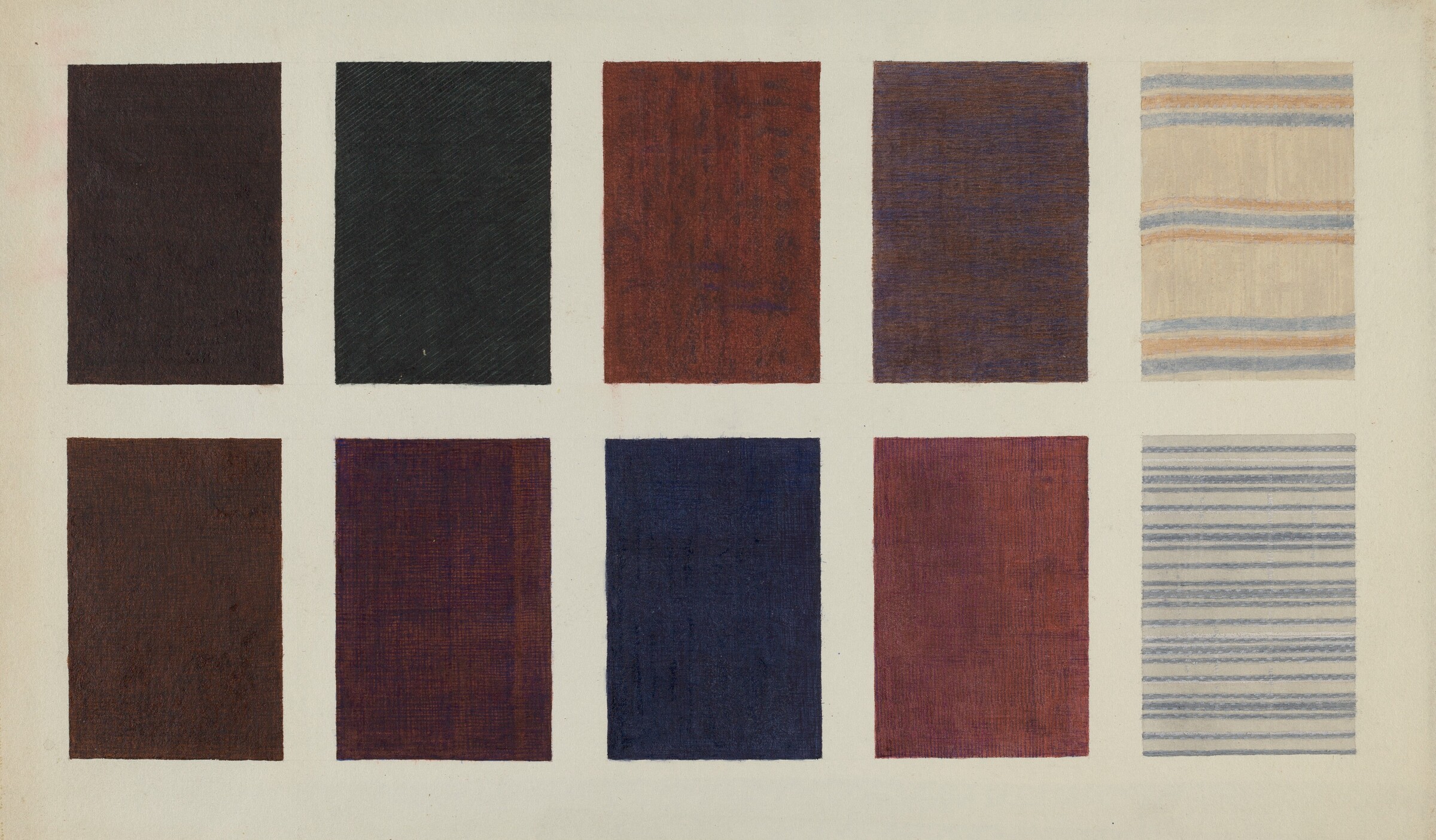 Shaker Dress Material, Ingrid Selmer-Larsen, c. 1936
