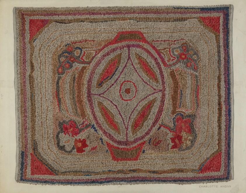 Hooked Rug (Cotton)