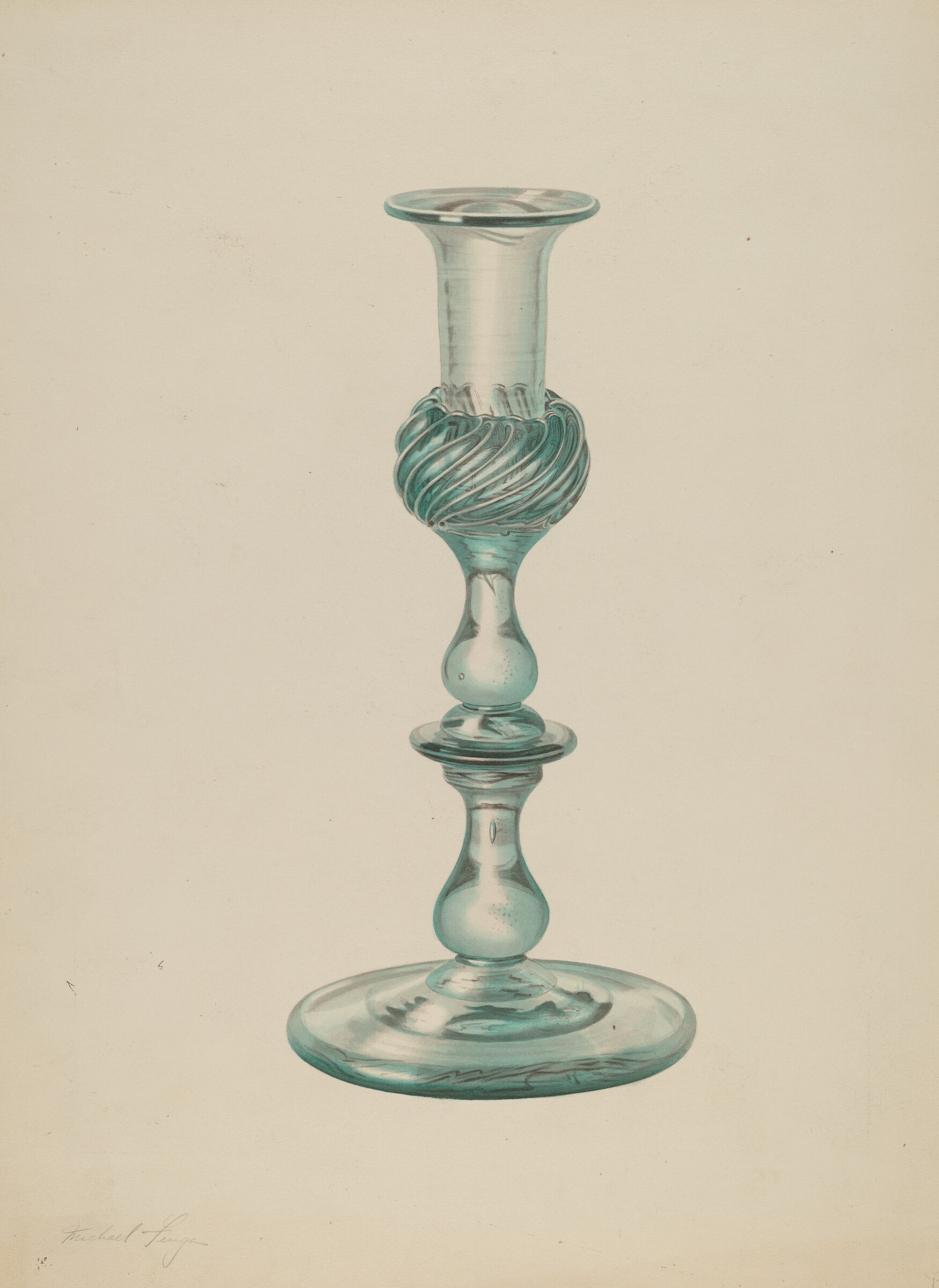 Candlestick, Michael Fenga, c. 1939
