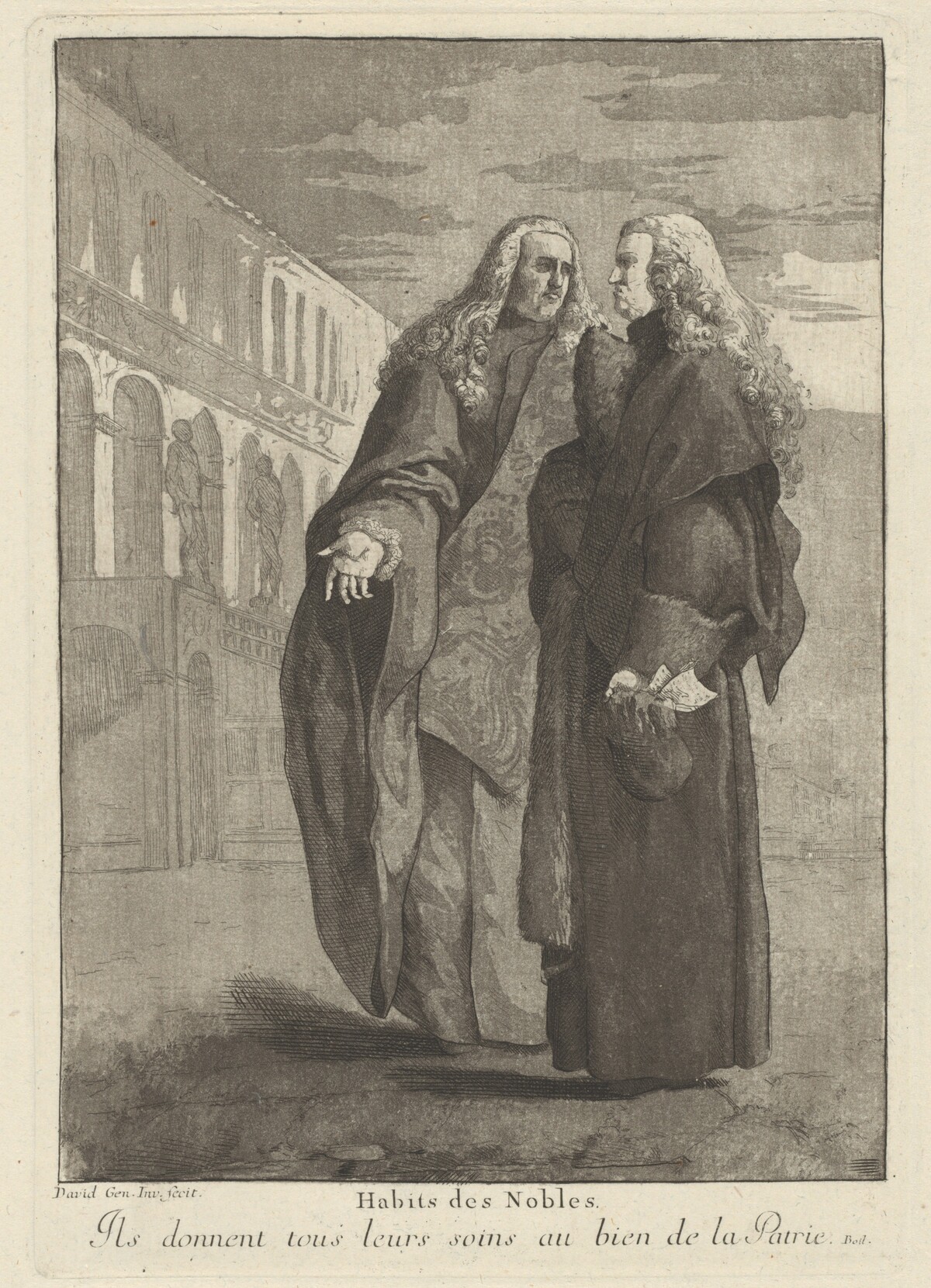 Habits des nobles (Dress of the Noblemen)