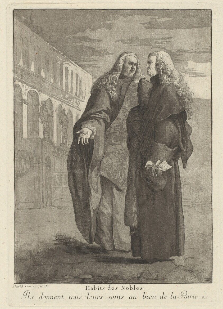 Habits des nobles (Dress of the Noblemen)
