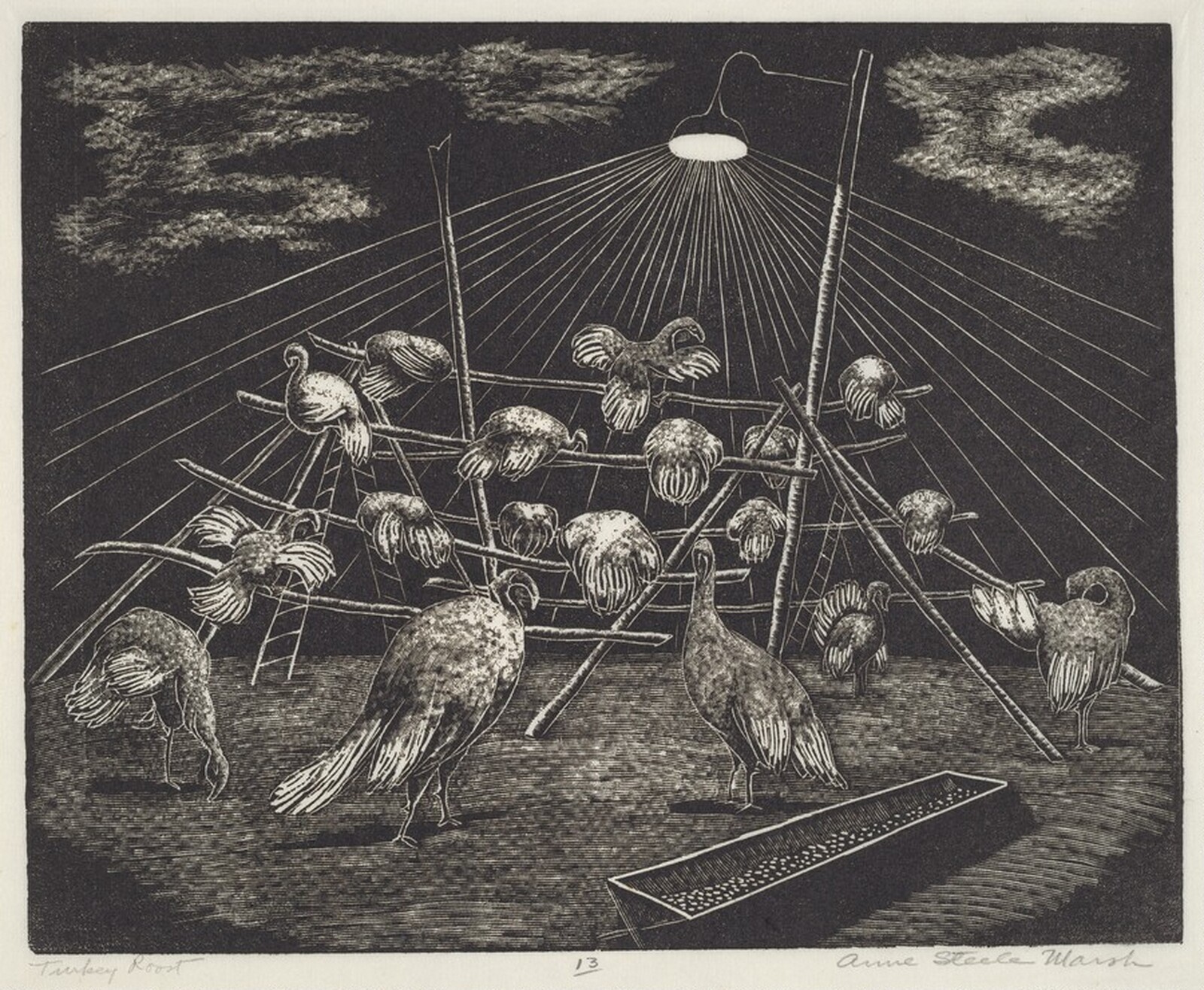 Turkey Roost, Anne Steele Marsh, 1940