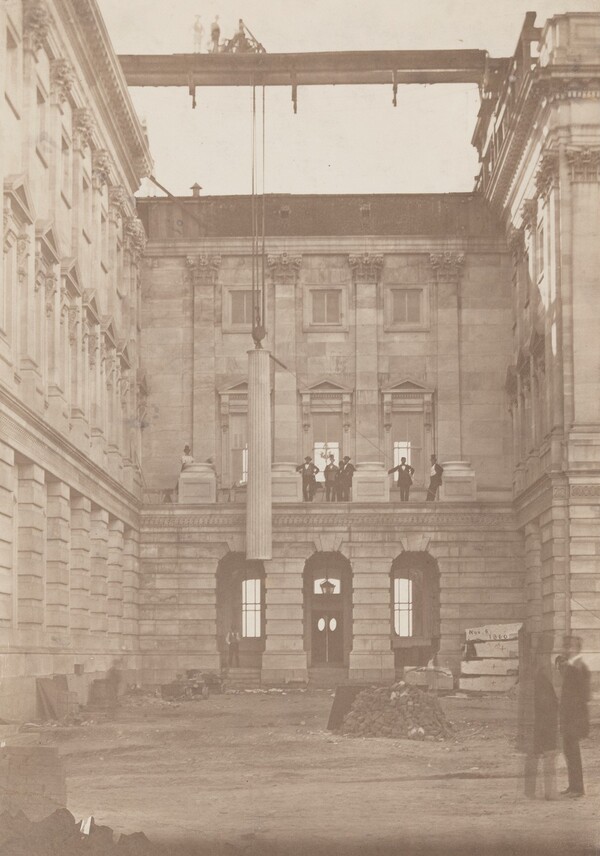 Raising Column at Capitol Expansion