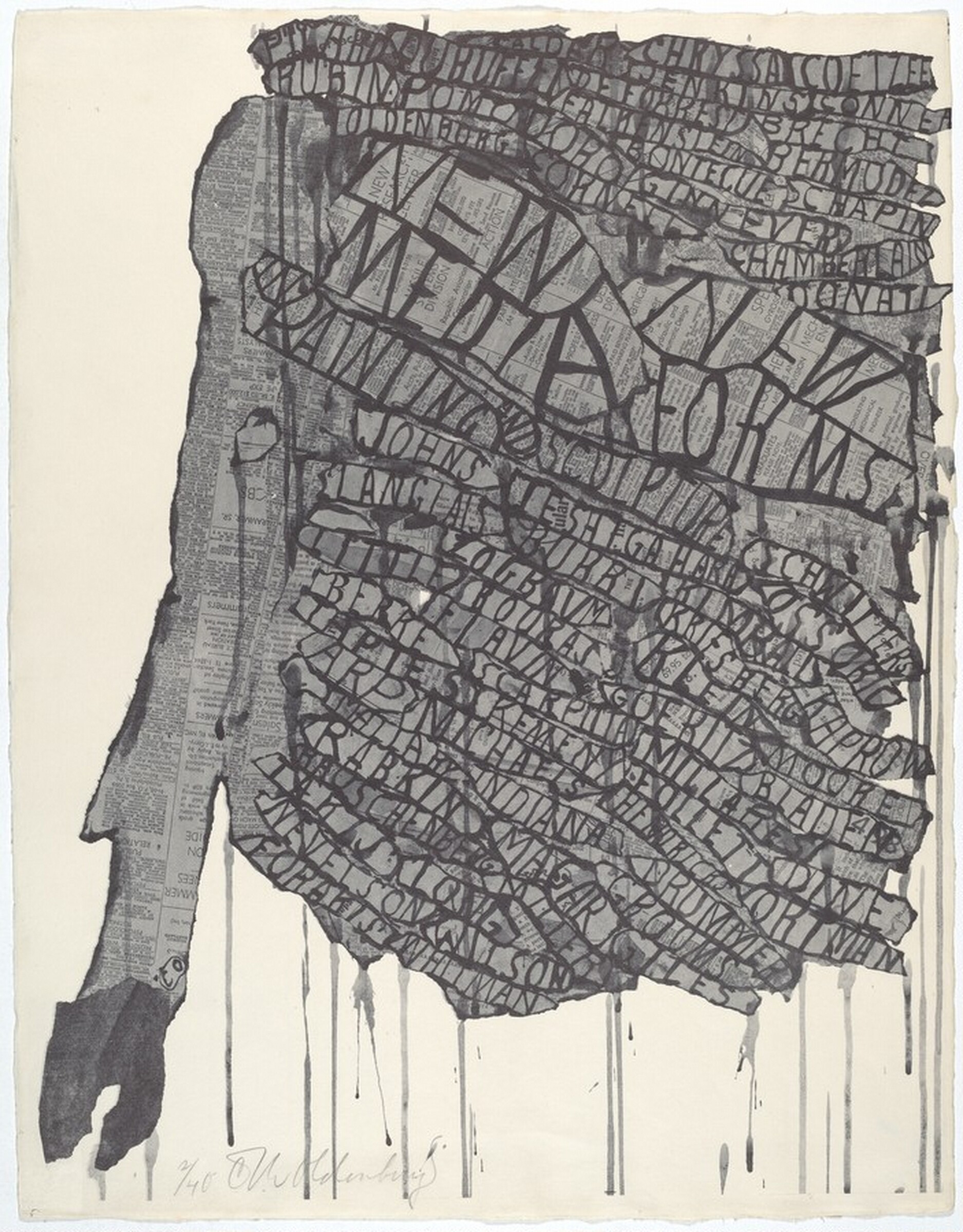 New Media—New Forms in Painting and Sculpture, Claes Oldenburg, 1960