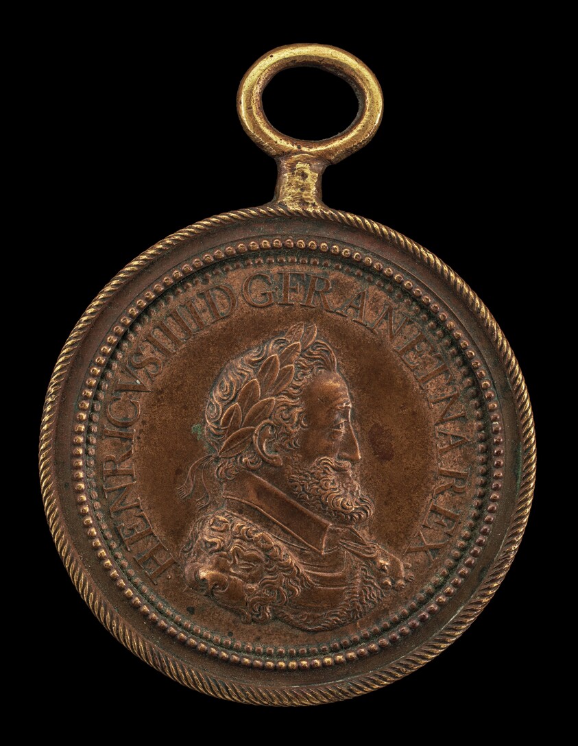 Henri IV, 1553-1610, King of France 1589 [obverse]