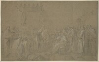 Study for "The Death of the Earl of Chatham", John Singleton Copley, 1779