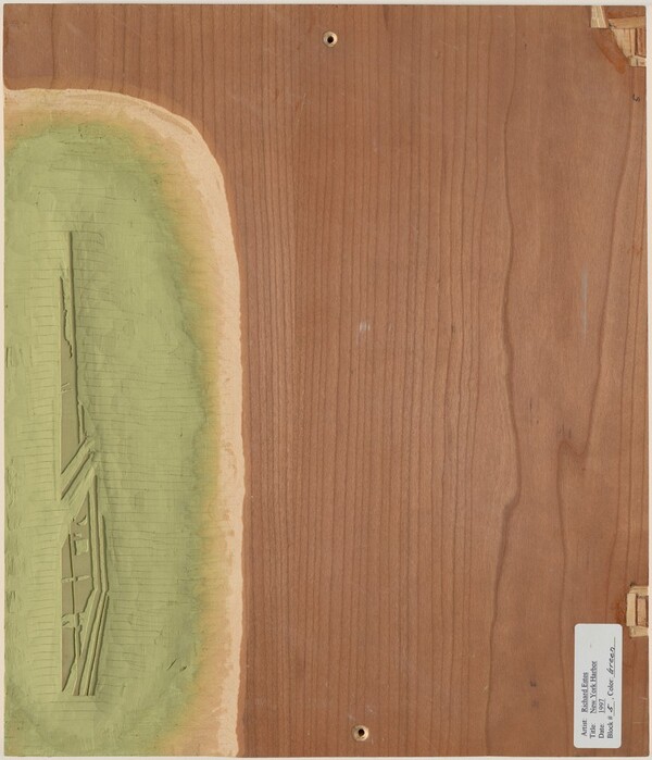 Study VI, New York Harbor [recto, #5, green]