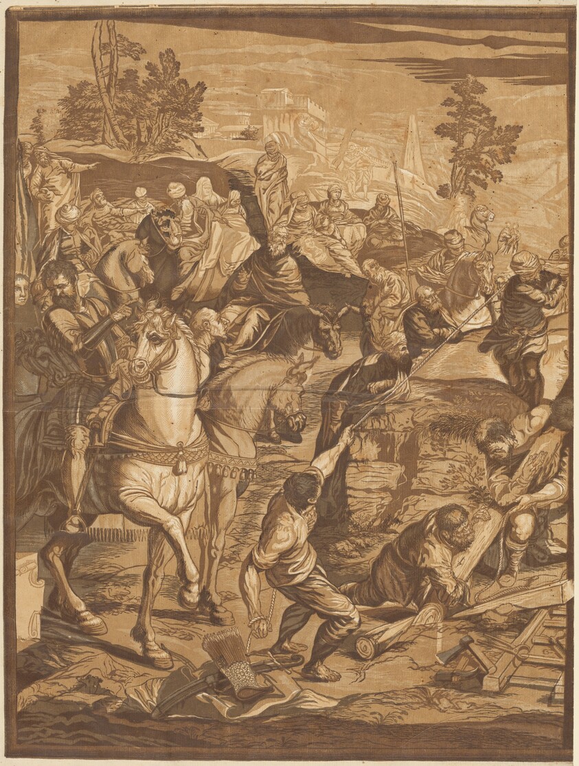 The Crucifixion (left panel)