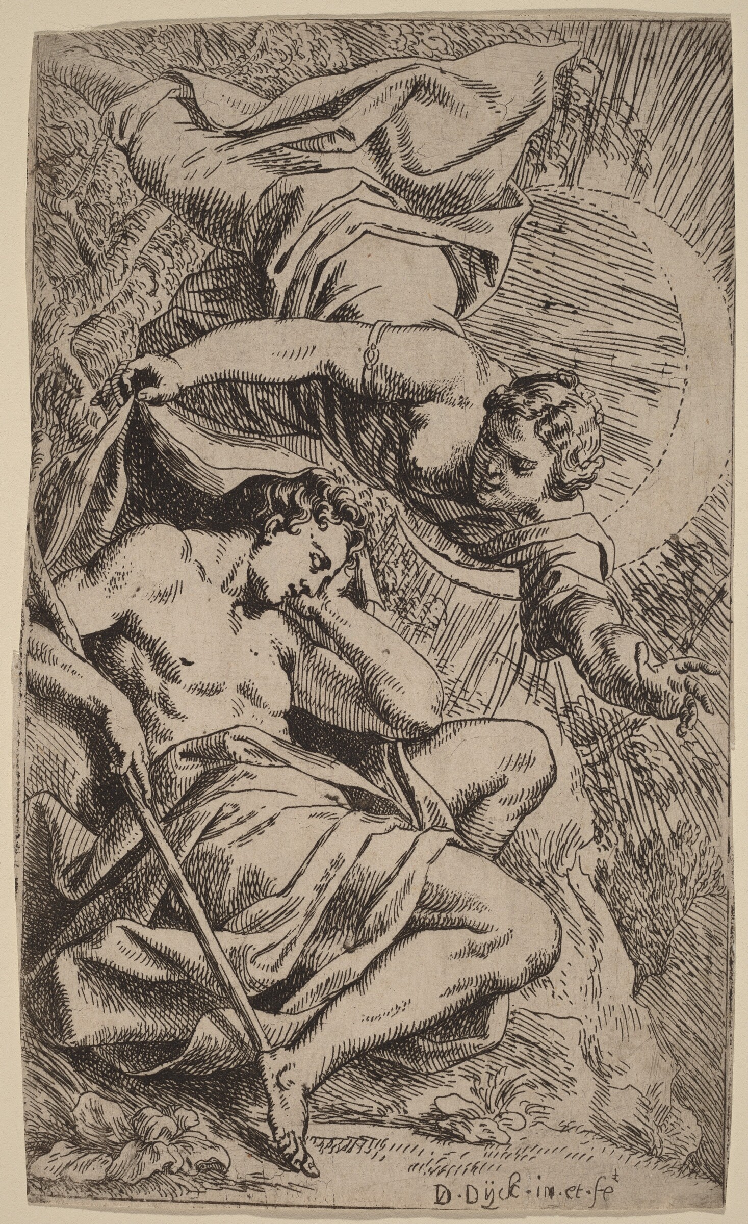 Diana and Endymion, Daniel van den Dyck, c. 1650