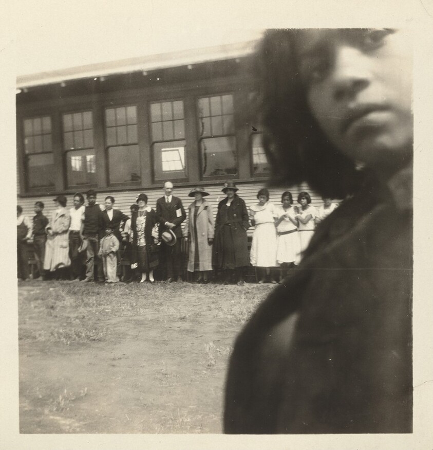 Untitled (People waiting in line)