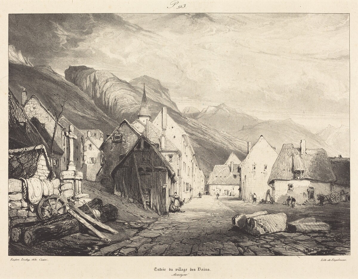 Entrée du village des Bains