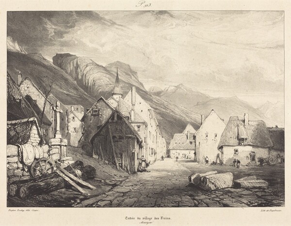 Entrée du village des Bains