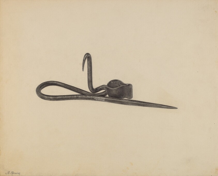 Miner's Candle Holder