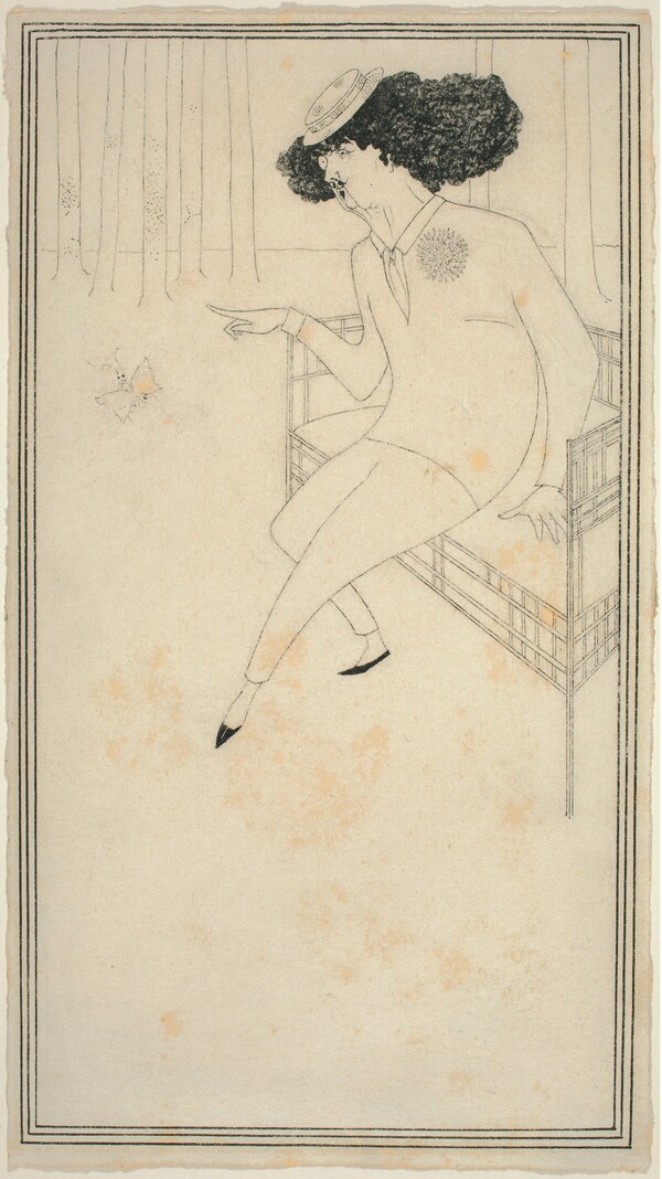 Caricature of J.M. Whistler