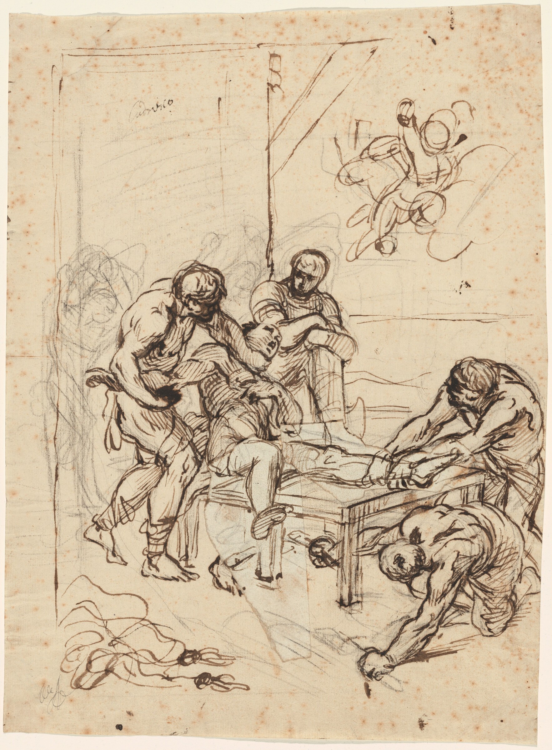 The Martyrdom of Saint Lawrence, Lodovico Carracci