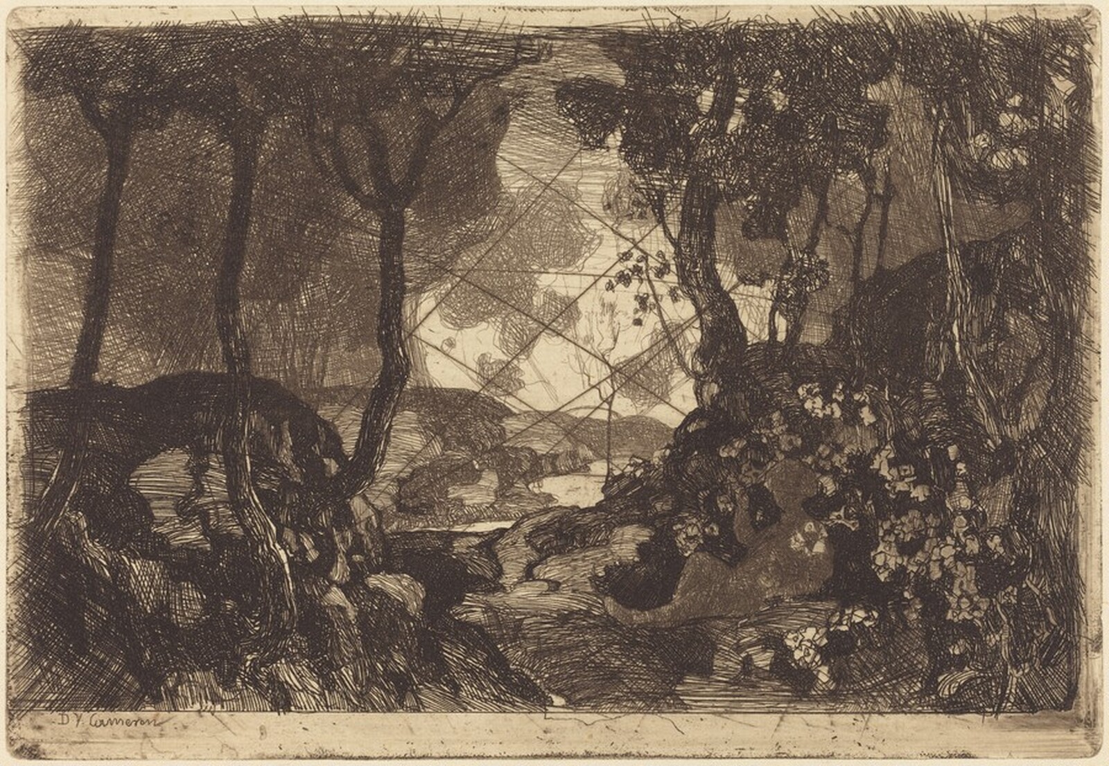 Romantic Landscape, David Young Cameron, c. 1890