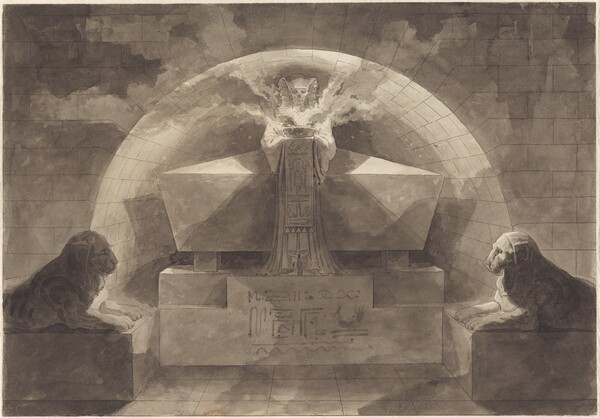 Tomb with Death Standing