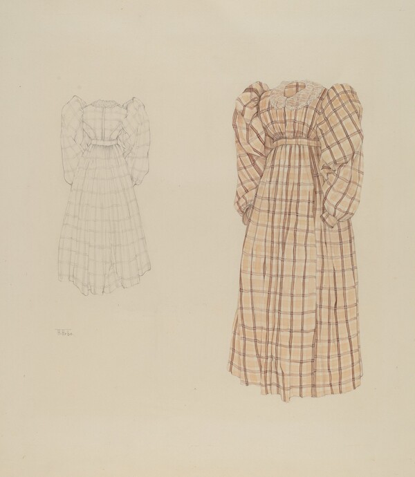 Plaid Morning Dress
